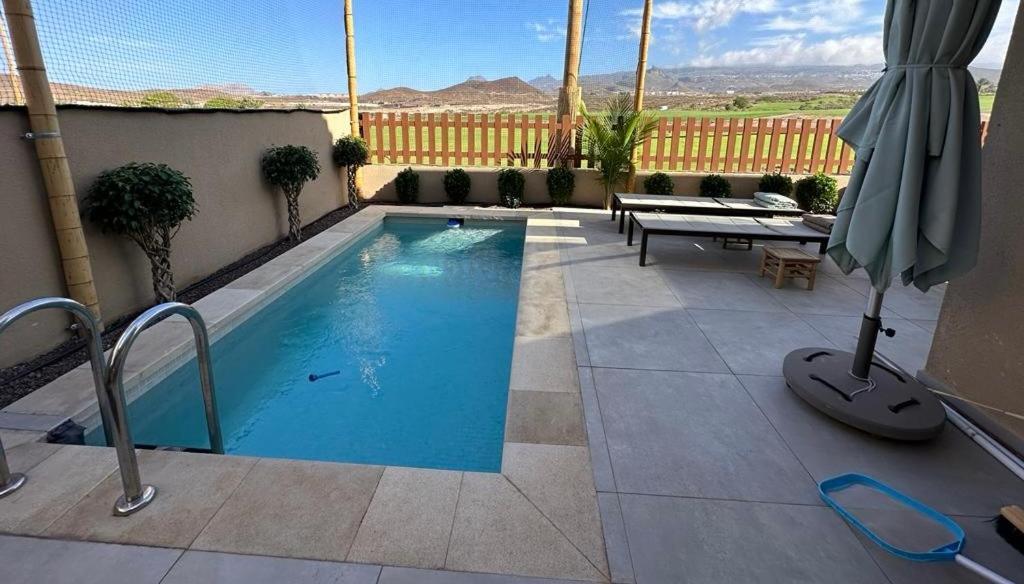 Golf Tenerife South XX Wheel Accessible Shower XX Free Wifi XX Private Pool 30 Degrees XX Two Terraces 30M2X60M2 Xxfree Parking XX Mountain View XX Flatscreen 65 Inch XX Сан-Мігель-де-Абона Екстер'єр фото